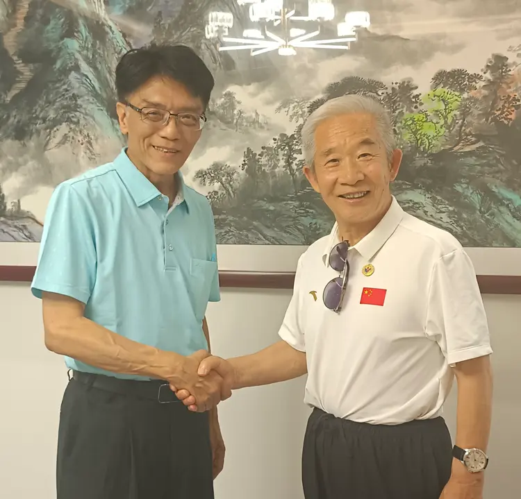 李成银教授会见台湾中华武术总会参访团